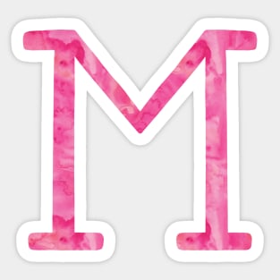 Mu greek letter Sticker